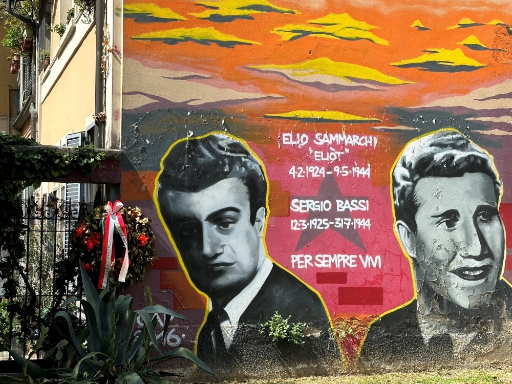 Dergano: Il Giardino della Resistenza dedicato a Sergio Bassi ed Elio Sammarchi, Tributo alla Resistenza