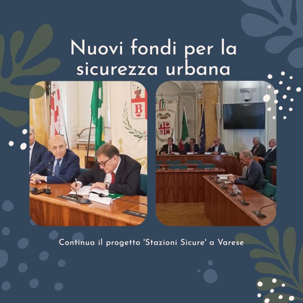 Sicurezza Urbana: Continua il Progetto ‘Stazioni Sicure’ a Varese con Nuovi Fondi Regionali