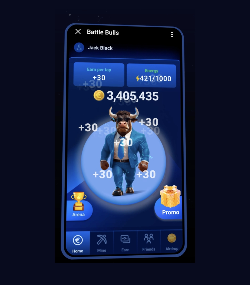 Battle Bulls: Il Fenomeno dei Giochi Tap-to-Earn su Telegram