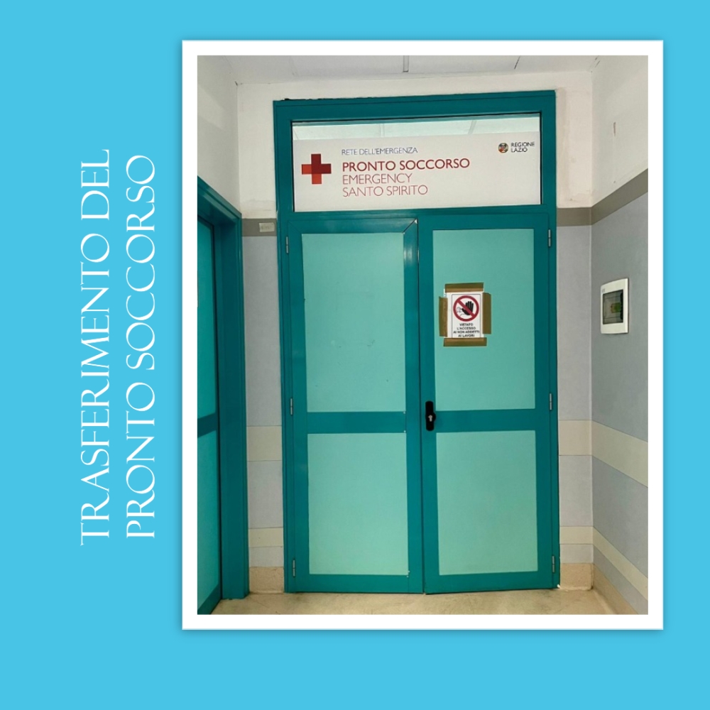 Trasferimento del Pronto Soccorso all'Ospedale Santo Spirito: Cosa Cambia per i Cittadini e i Pellegrini