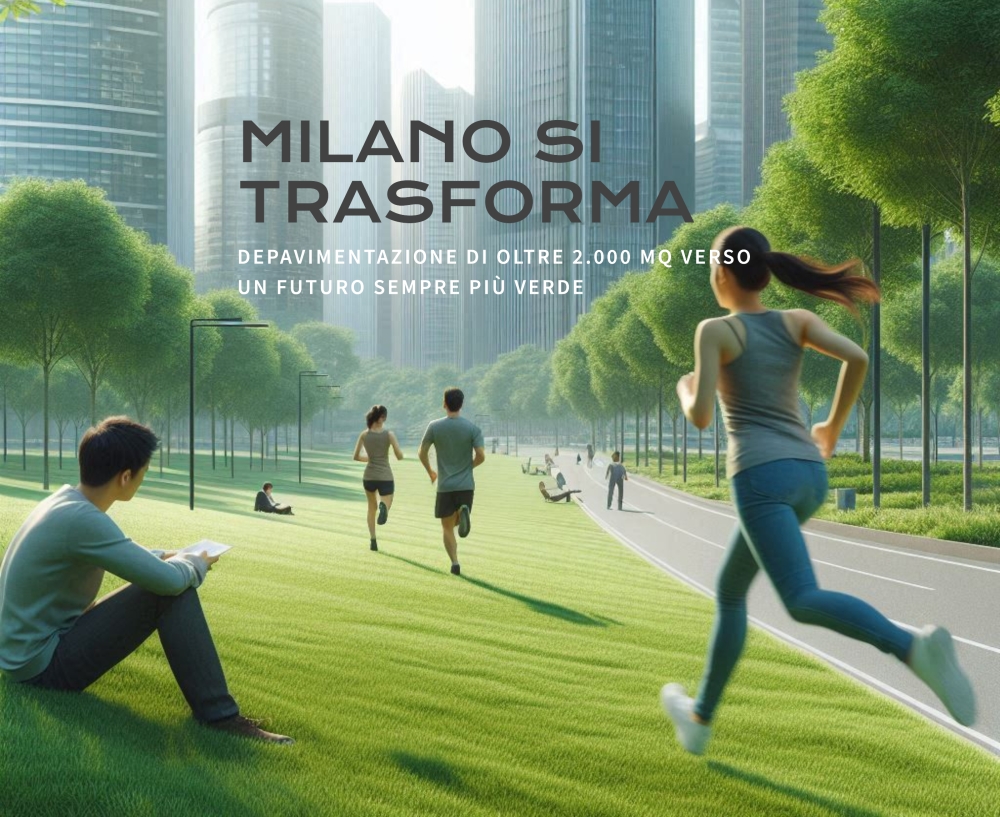Milano si Trasforma: Depavimentazione di Oltre 2.000 mq verso un Futuro sempre più Verde
