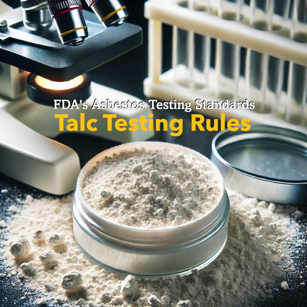 FDA and Talc in Cosmetics: Rules for Standardized Asbestos Testing