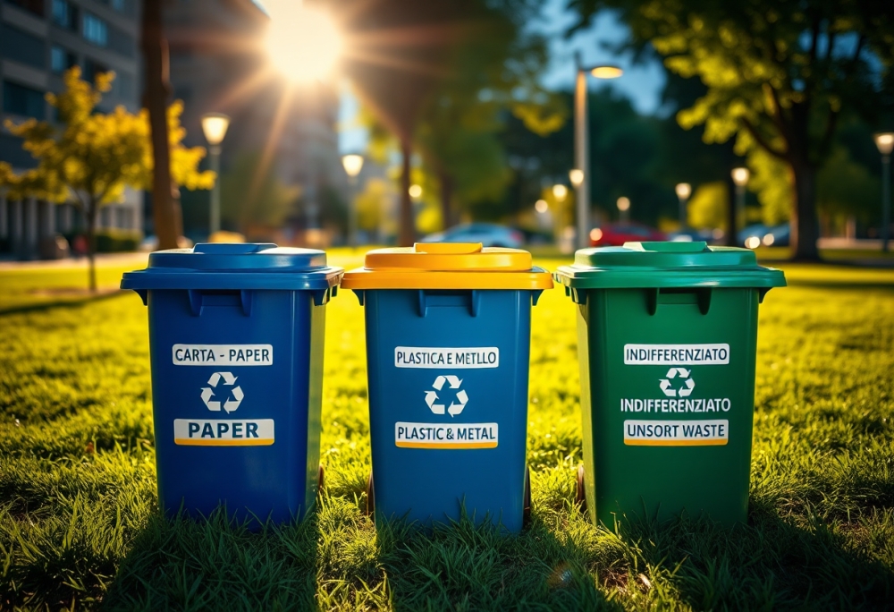 Raccolta differenziata nei parchi: Milano punta sulle aree verdi