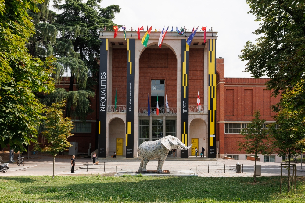 Esposto alla Triennale Milano l’elefante della Namibia