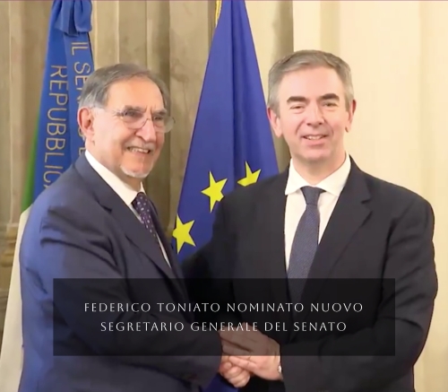 Senato, La Russa annuncia la nomina di Federico Toniato a nuovo segretario generale