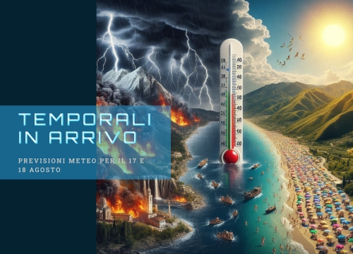 L’Italia Divisa tra Caldo Africano e Temporali Violenti: Le Previsioni Meteo Dettagliate per il 17 e 18 Agosto